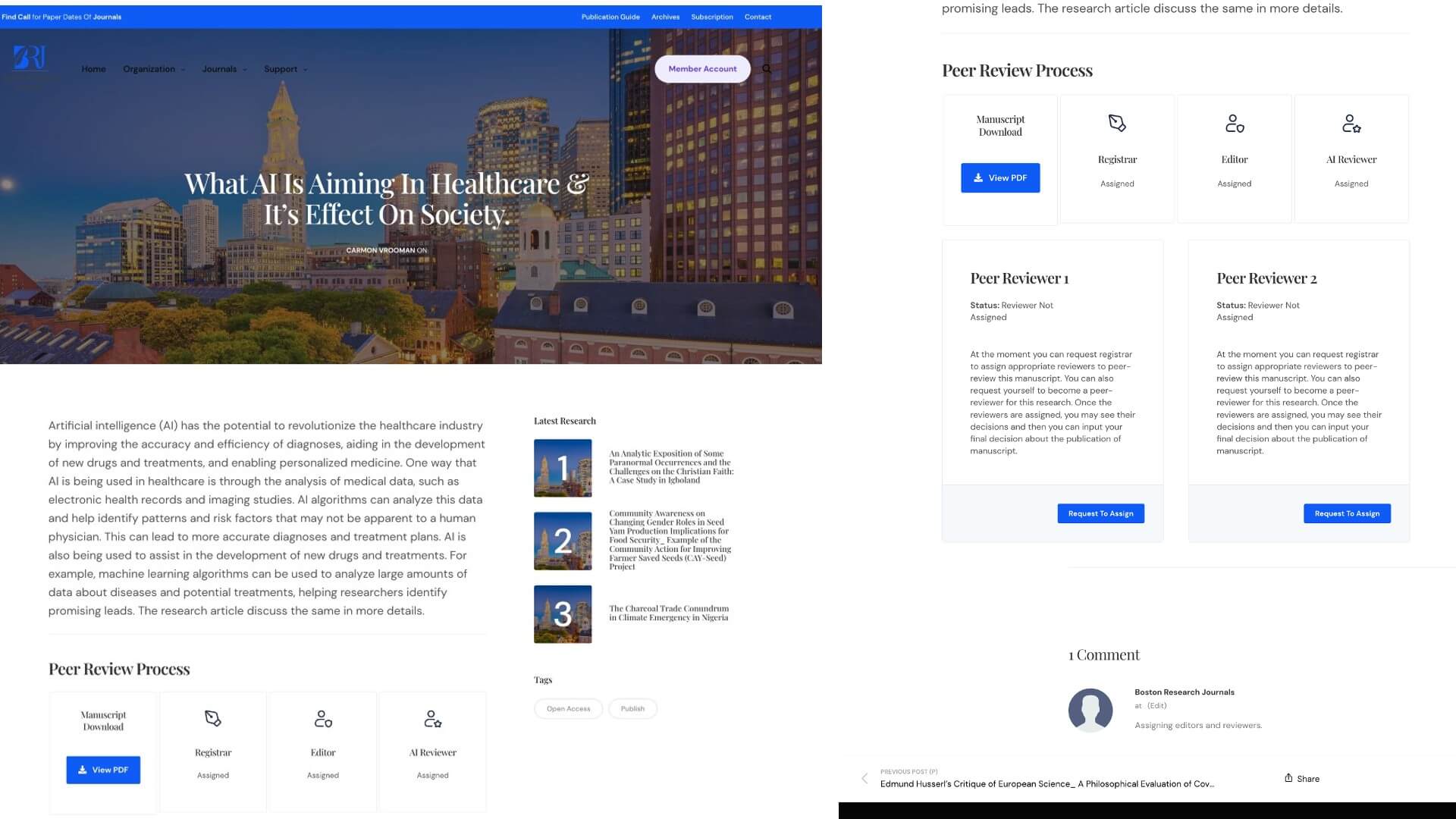 Boston Research Journals